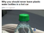 A WATER BOTTLE in a CAR? That Is Crazy Dangerous! Yiiiiiiiiiiiiikes!
