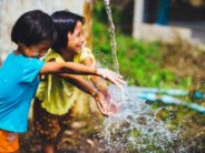 Think of It as a Vitamin Deficiency: KIDS NEED MORE PLAY TIME or They Will Be Stunted! unsplash kids playing with water @akeenster