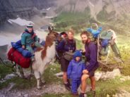 Mountain Climbing with the Kids (Ages 4 and 6) cindy ross family in mountains