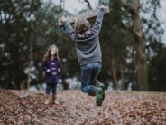 Kids Have About a Third Less Endurance Than They Had In 1998 boy and girl playing hanging on thing