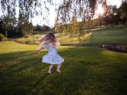 How It Feels to Raise Kids in Utah with its Free-Range Parenting Law unsplash girl in dress outside