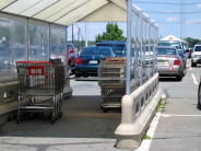 Is it okay to leave kids "alone" for as long as it takes to return a shopping cart? Debate amongst yourselves.