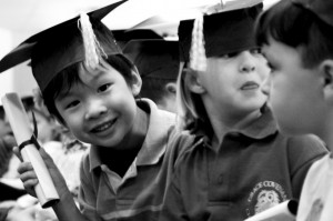 Does it matter if this pre-k grad can read his diploma? (What if it's in Latin?) 