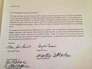 kindergarten letter
