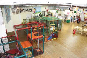 Site of the revolution? No, just a no-rights photo of an indoor playground. 