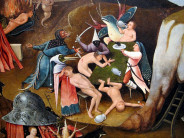 This did NOT go on at the Keller's day care center. (Painting by Hieronymous Bosch)