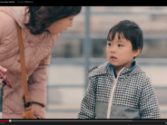 Yes, mom is leaving him at the bus stop alone with strangers...and a dilemma. 