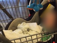 Distracted Mom Forgets Baby in Shopping Cart, Cops Press Charges This mom did not ABANDON her kid, she spaced out and hurried back to get him. (KPHO TV).