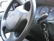 Carjackers like cars with keys in the ignition, not kids in the back. 