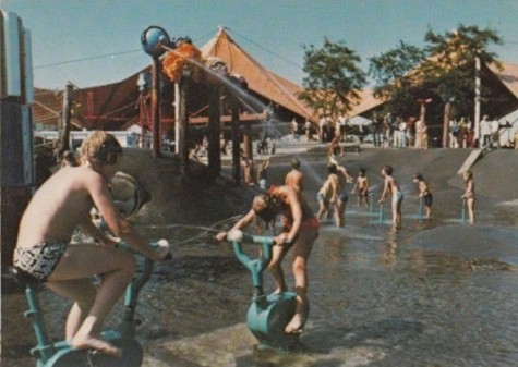 A 1970s day at Ontario Place--Children's Village. (Photo from Allan's Perspective) 