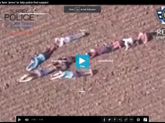Brilliant Kids Make Human Arrow, Pointing Police Chopper to Criminal He went thataway!!!