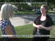 Local TV News Report: Mom Felt Scared in Grocery This mom felt she might have been followed at the grocery. Oh my.