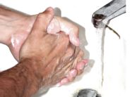 Between handwashings daycare workers may wash their hands. 