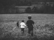 It's hard to find vintage photos of kids playing outside because they weren't there with adults to scrapbook them!