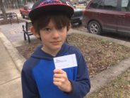 Toby McCrae's son, James Krieder, less and less pumped about the $20 a stranger gave him.