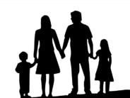 family and kids silhou cropped