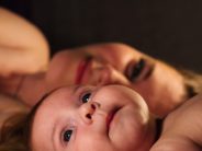 unsplash mom and baby up close