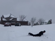 sledding cop