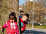 kids play in park