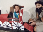 Kids and Cardboard: Perfect Together cardboard train kids