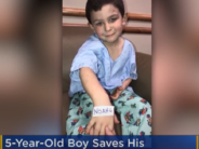 Boy, 5, Runs Into Burning House, Saves 7 hero boy 2 fire
