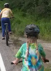 alaska kids cropped on bikes