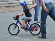 kid on bike