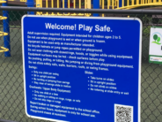 playground rules sign fairfax