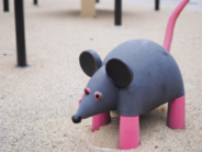 mouse on playground dalle